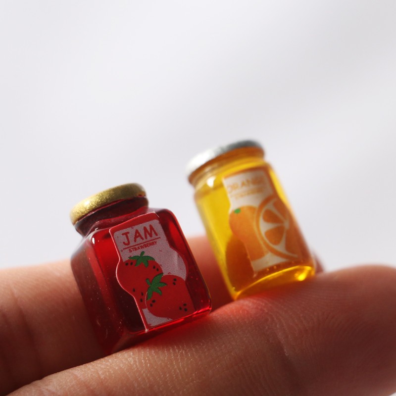 10pcs Simulation Strawberry Ja - Kids Outdoor Doll House 评论和价格