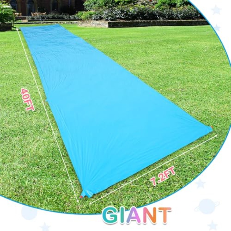 Outdoor backyard summer party  - Kids Outdoor Water Slide 评论和价格