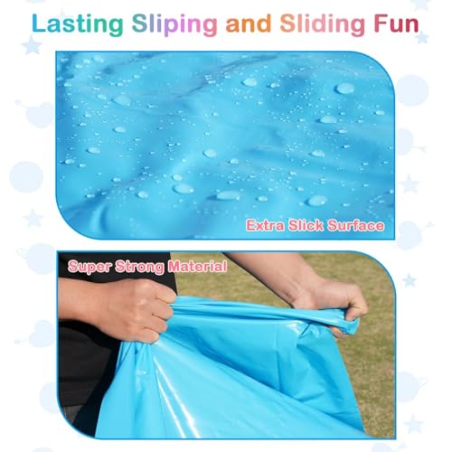 Outdoor backyard summer party  - Kids Outdoor Water Slide 评论和价格