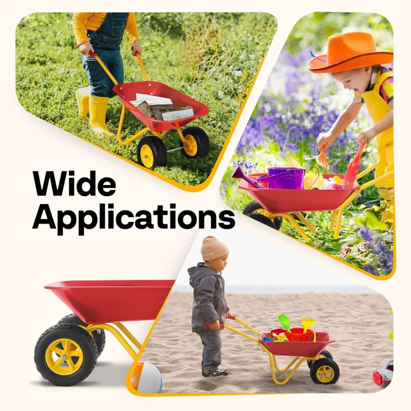 Kids Wheelbarrow Children Gard - Kids Outdoor Tools 评论和价格
